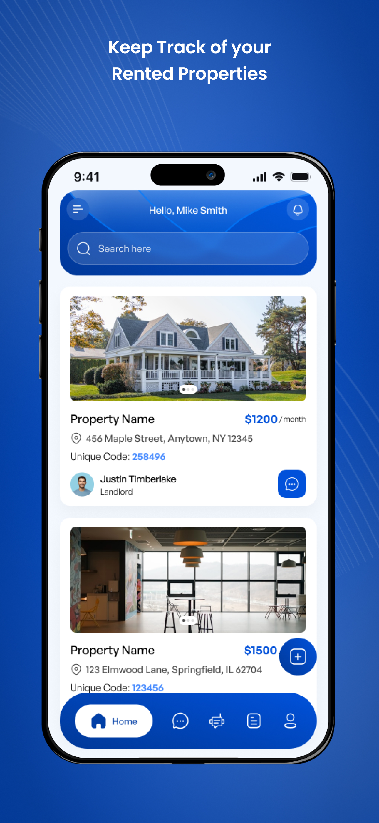 Tenant screen 5